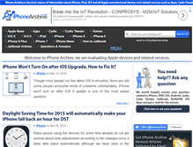 Tablet Screenshot of iphonearchive.com